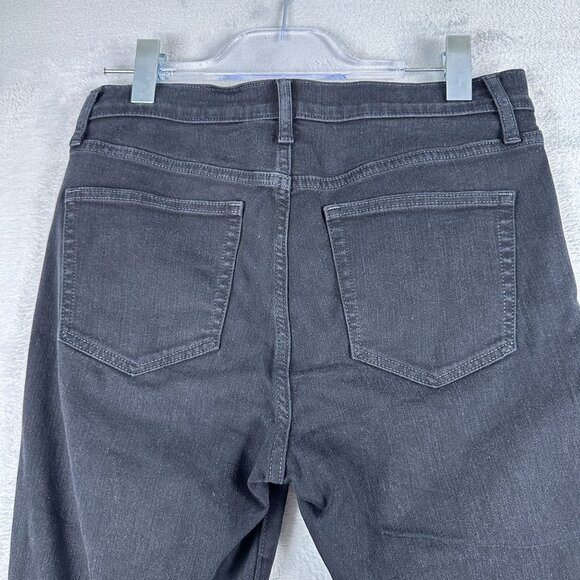 Gap True Skinny Jeans High Rise Womens Size 29/8S Dark Wash Denim Stretch Black - Picture 4 of 12